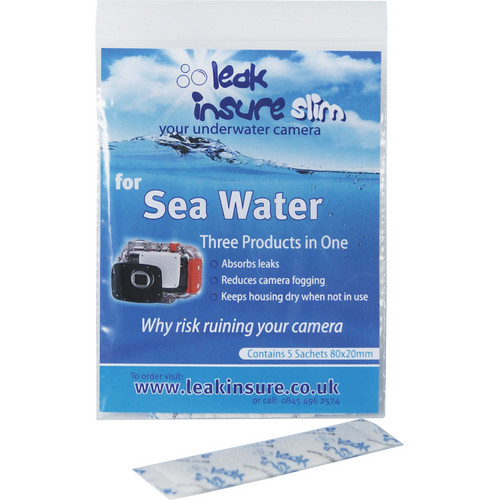 Leak Insure Slim Protective Absorbent Sachets for Underwater Housings (5 Sachets)