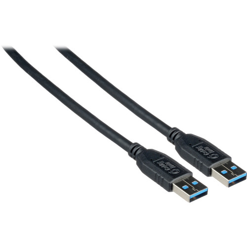 C2G 3.2' (1 m) USB 3.0 A Male to A Male Cable (Black)
