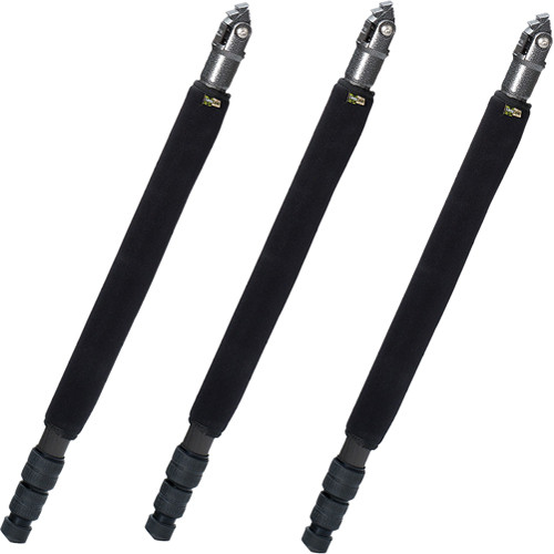 LensCoat LegCoat Wraps 111 (Black, 3 Pack)