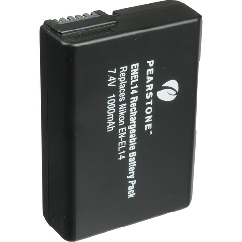 Pearstone EN-EL14 Lithium-Ion Battery Pack (7.4V, 1000mAh)