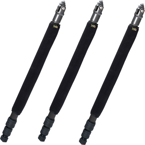 LensCoat LegCoat Wraps 316 (Black, 3 Pack)