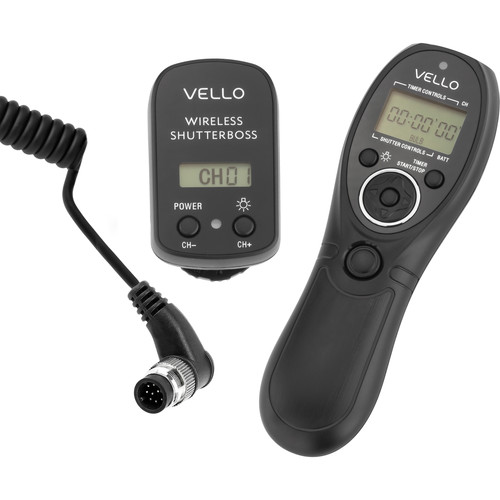 Vello Wireless ShutterBoss Timer Remote (Nikon 10-Pin Connection)