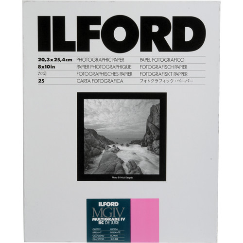 Ilford Multigrade IV RC Deluxe MGD.1M Black & White Variable Contrast Paper (8 x 10