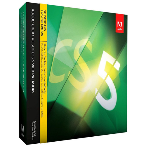 Adobe Creative Suite 5.5 Web Premium Software for Mac (Student and Teacher Edition)