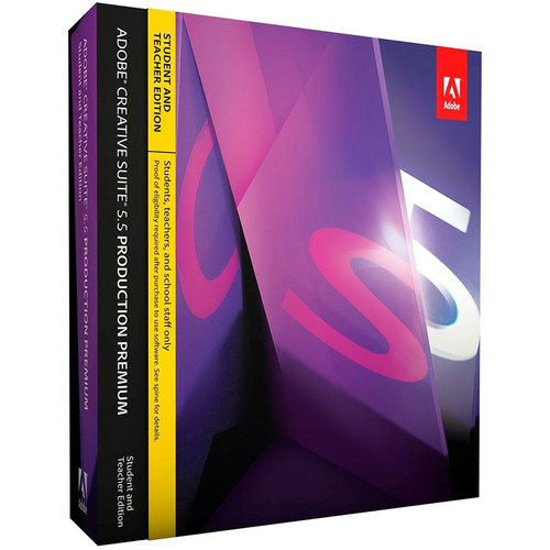 Adobe Creative Suite 5.5 Production Premium for Mac (Student and Teacher Edition)
