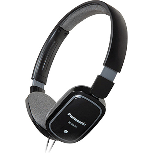 Panasonic RP-HX40 Lightweight On-Ear Stereo Headphones (Black)