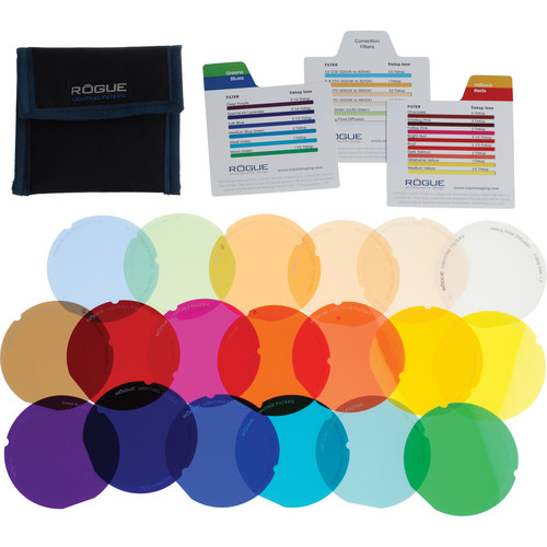 ExpoImaging Rogue Gels Lighting Filter Kit for Rogue Grid (Set of 20)