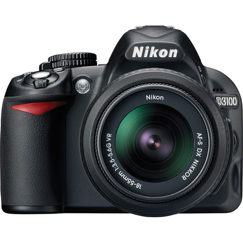 Nikon [Refurbished] D3100 Digital SLR Camera w/18-55mm VR Lens Deluxe Accessory Kit