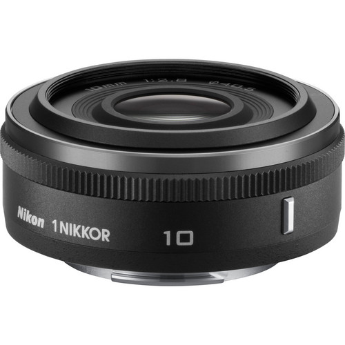 Nikon 1 Nikkor 10mm f/2.8 Lens (Black) for CX Format