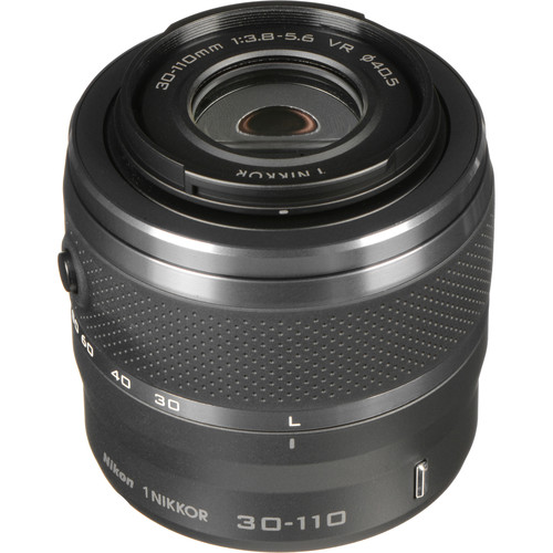 Nikon 1 Nikkor VR 30-110mm f/3.8-5.6 Lens (Black) for CX Format