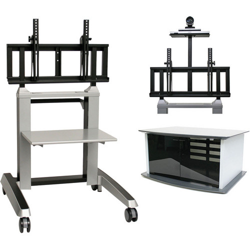 Vaddio Edge HighBoy Videoconferencing Cart Package (Flat Packed)