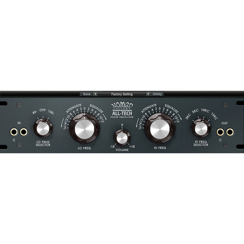 Nomad Factory ALL-TECH 9063B Equalizer - Virtual EQ Plug-In