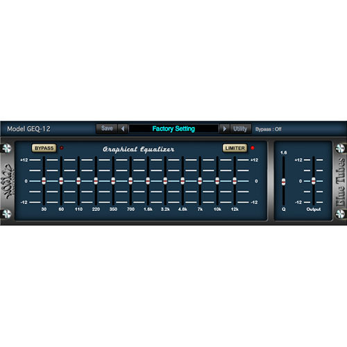 Nomad Factory BT Equalizer GEQ12 - Graphic EQ Plug-In
