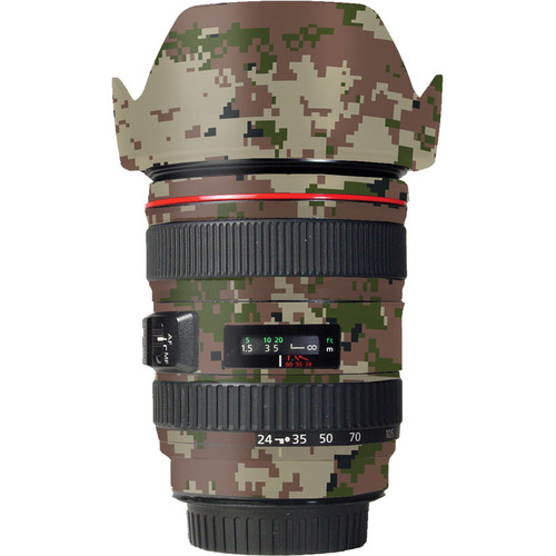 LensSkins Lens Skin for the Canon 24-105 f/4L IS EF USM Lens (Camo)