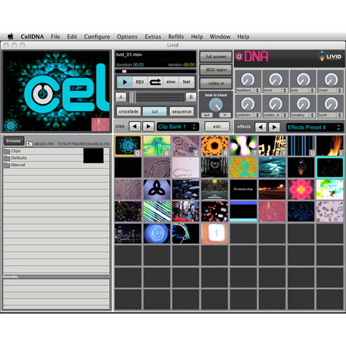 Livid Instruments CellDNA VJ Software