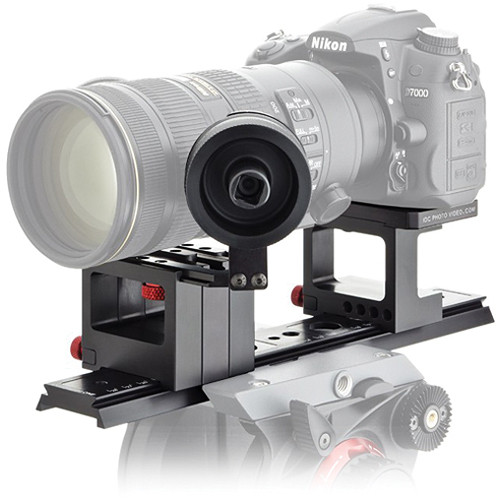 iDC Photo Video SYSTEM ONE Follow-Focus Kit for Nikon D7000 No Grip (2 Wheels/Lens Br)