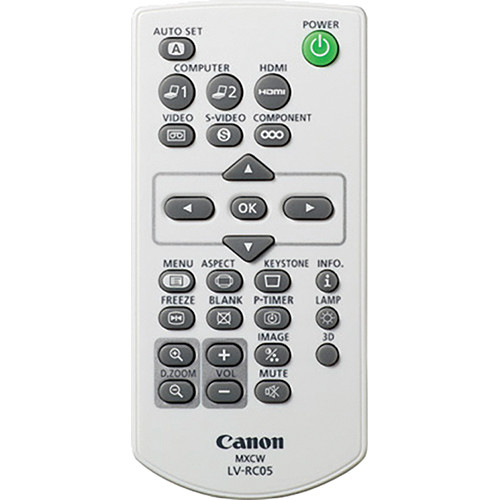 Canon LV RC05 Remote Controller f/ LV-8235 UST