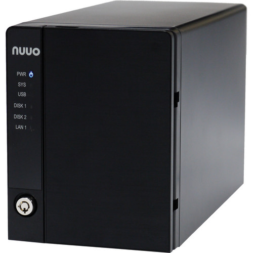 NUUO NVRmini2 Network Video Recorder and Server (2-Channel, 2 Drive Bays)