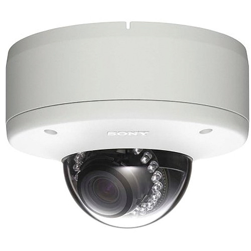 Sony SNC-DH180 Network 720p HD Vandal Resistant Minidome Camera with View-DR Technology & IR Illuminator