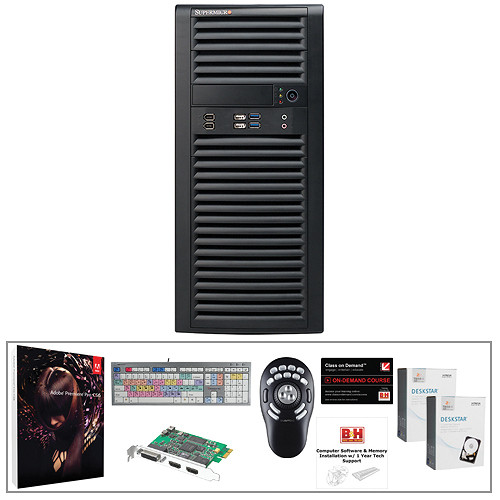 B&H Photo PC Pro Workstation SuperMicro Desktop Workstation Kit with Adobe Premiere Pro CS6 and Intensity Shuttle