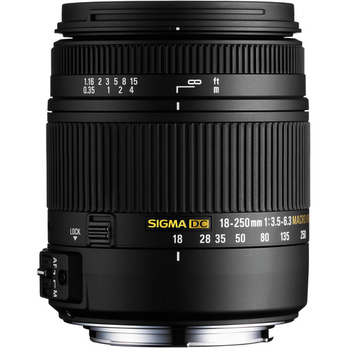 Sigma 18-250mm F3.5-6.3 DC Macro HSM for Pentax K Cameras