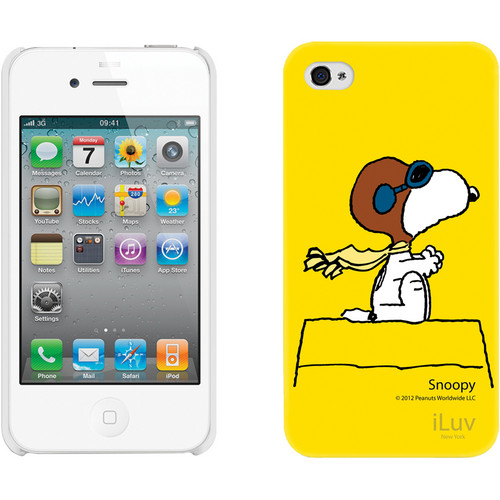 iLuv Snoopy Character Series - Hardshell Case for iPhone 4S / 4 (Yellow)