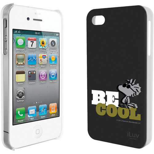 iLuv Snoopy Behavior Series - Hardshell Case for iPhone 4S / 4 (Black)