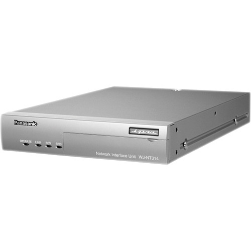 Panasonic WJ-NT314 MPEG-4/JPEG Dual Streaming Video Encoder with Video Analytic
