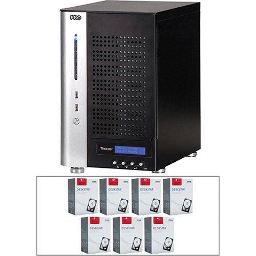 Thecus 28TB (7x 4TB) N7700PRO v2 7-Bay Tower NAS Server and Hard Drives Kit