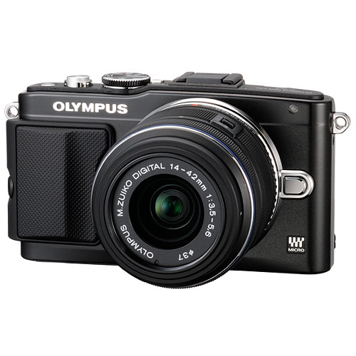 Olympus E-PL5 Mirrorless Micro Four Thirds Digital Camera with 14-42mm f/3.5-5.6 II R Lens (Black)