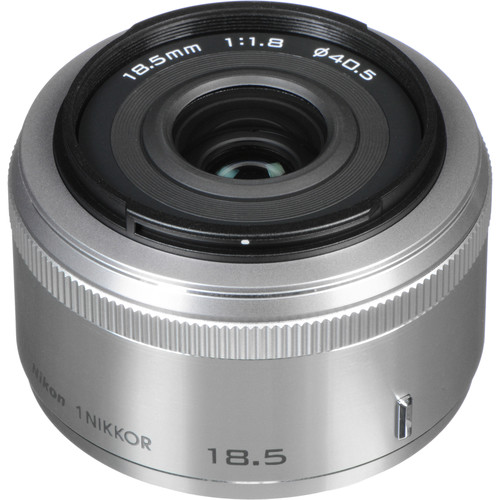 Nikon 1 Nikkor 18.5mm f/1.8 Lens for CX Format (Silver)