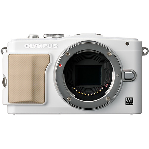 Olympus E-PL5 Mirrorless Micro Four Thirds Digital Camera Body (White)