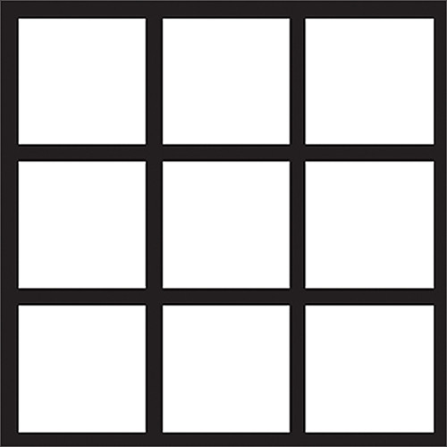 Gam Single Panel French Windows Cookie Roll (4.0 x 4.0')
