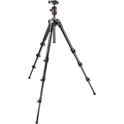 Manfrotto BeFree Compact Travel Aluminum Alloy Tripod (Black)