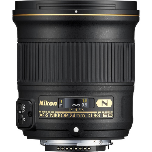 Nikon AF-S NIKKOR 24mm f / 1.8G ED Lens