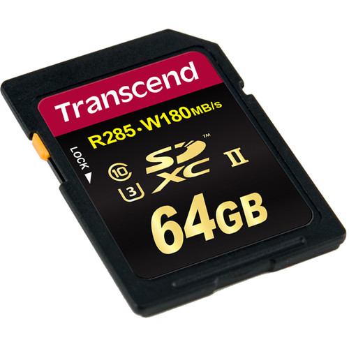 Transcend 64GB Ultimate UHS-II SDXC Bellek Kartı (U3)