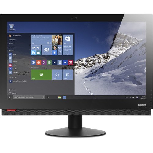 Lenovo M900z 23.8" FHD All-in-One with Intel Quad Core i5-6500 / 4GB / 500GB / Win 7 Pro (Black)