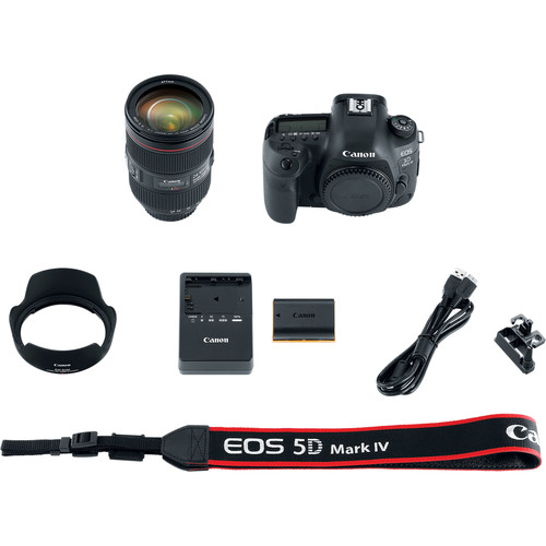 جعبه دوربین عکاسی کانن EOS 5D Mark IV با لنز USM 24-105mm f/4L IS II