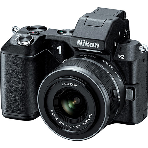 Nikon 1 V2 Mirrorless Digital Camera with 1 NIKKOR VR 10-30mm f/3.5-5.6 Lens Kit