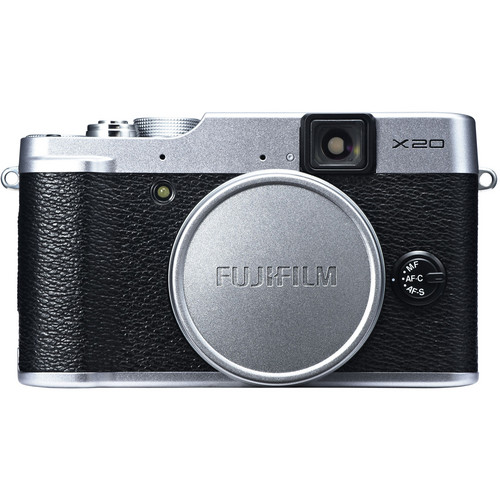 Fujifilm X20 - Front with lens cap view