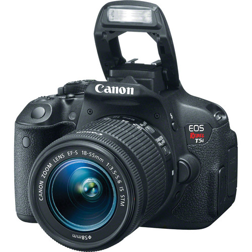 Canon EOS Rebel T5i DSLR Camera Kit with EF-S 18-55mm f/3.5-5.6 and 75-300mm f/4.0-5.6 III Lenses