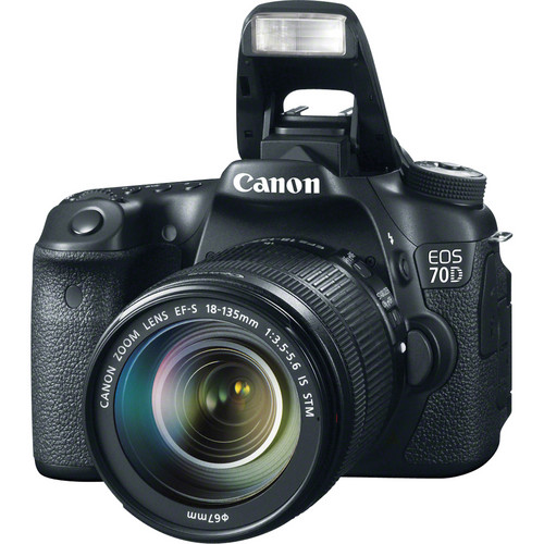 Canon EOS 70D DSLR Camera with 18-135mm f/3.5-5.6 Lens