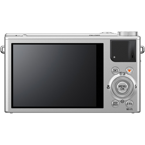 Fujifilm XQ1 Rear View (Silver)