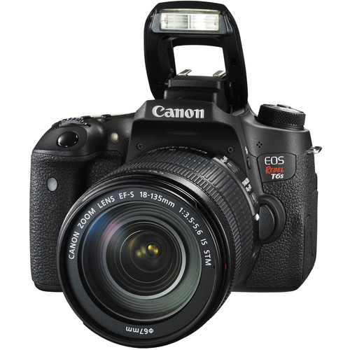 Canon EOS Rebel T6s DSLR Camera with EF-S 18-135mm f/3.5-5.6 IS STM Lens