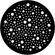 Rosco Steel Gobo #7053 - Dot Breakup (Medium) - Size A