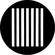 Rosco Steel Gobo #7090 - Bars - Size A