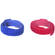 OP/TECH USA STRAPEEZ Cable Management Straps (Assorted Red and Royal Blue, Pack of 6)