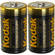 Kodak D 1.5v Alkaline Battery - 2 Pack