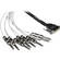 Pro Co Sound Multi Track Recording Cable D-Sub DB25 to 8x TRS Stereo Phone Male - 5'