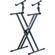 QuikLok QL-642 X-Style Double Brace Two-Tier Heavy Duty Keyboard Stand